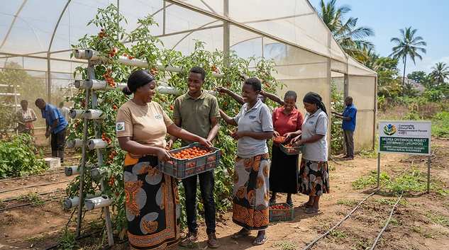 Greenhouse Tomato Farming